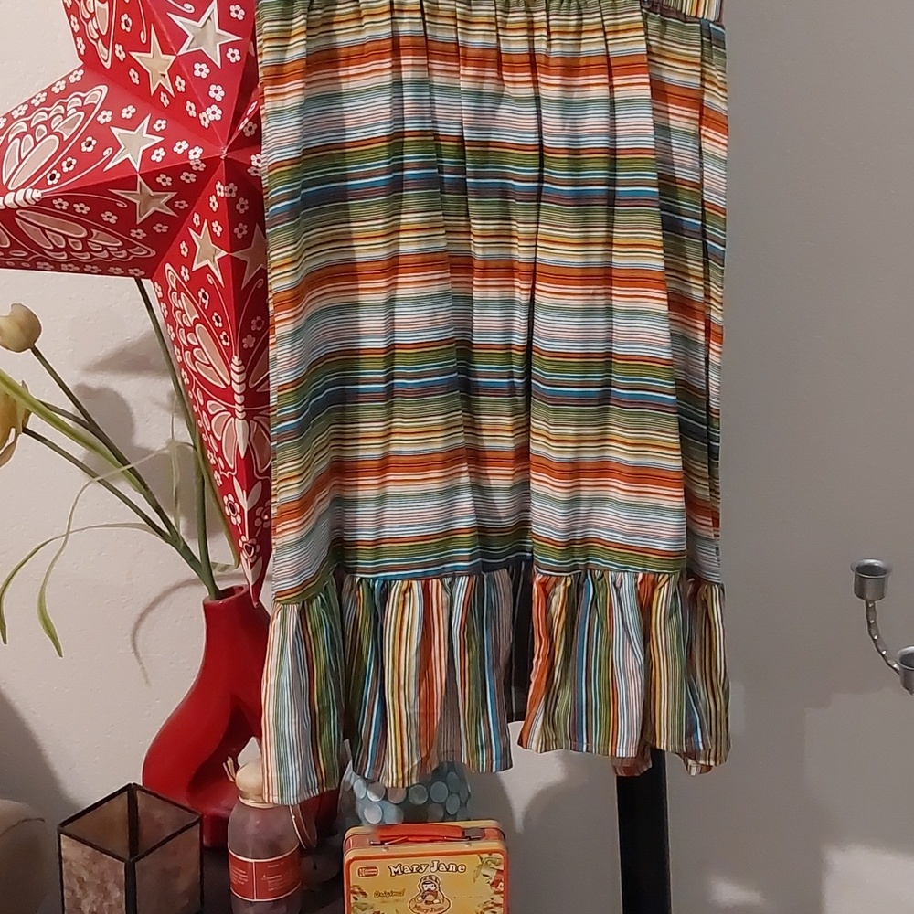 Striped Ruffle Sundress - Picture 3 of 5